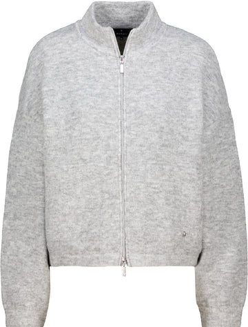 Jacke mit Stehkragen und Seitentaschen