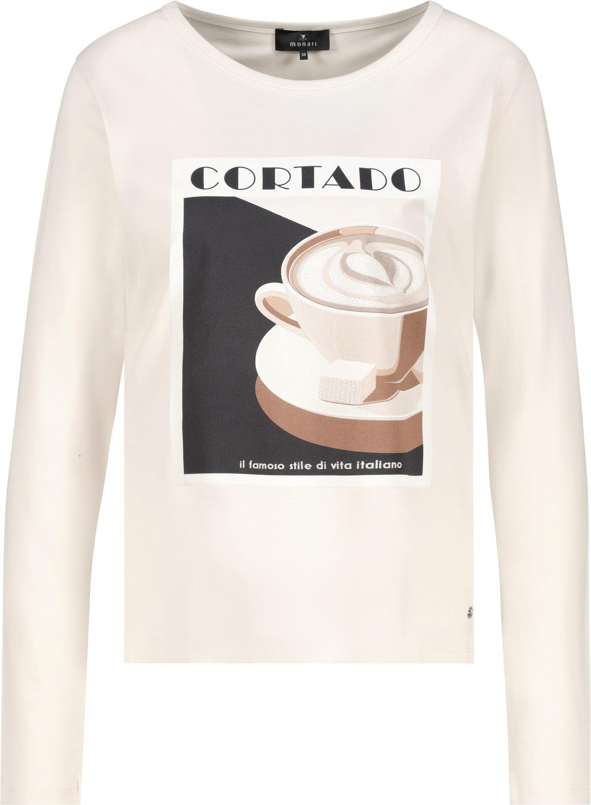 Monari Langarmshirts  beige