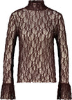 Monari Langarmshirts  braun