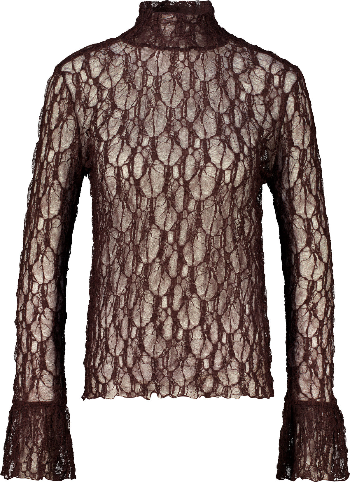 Monari Langarmshirts  braun