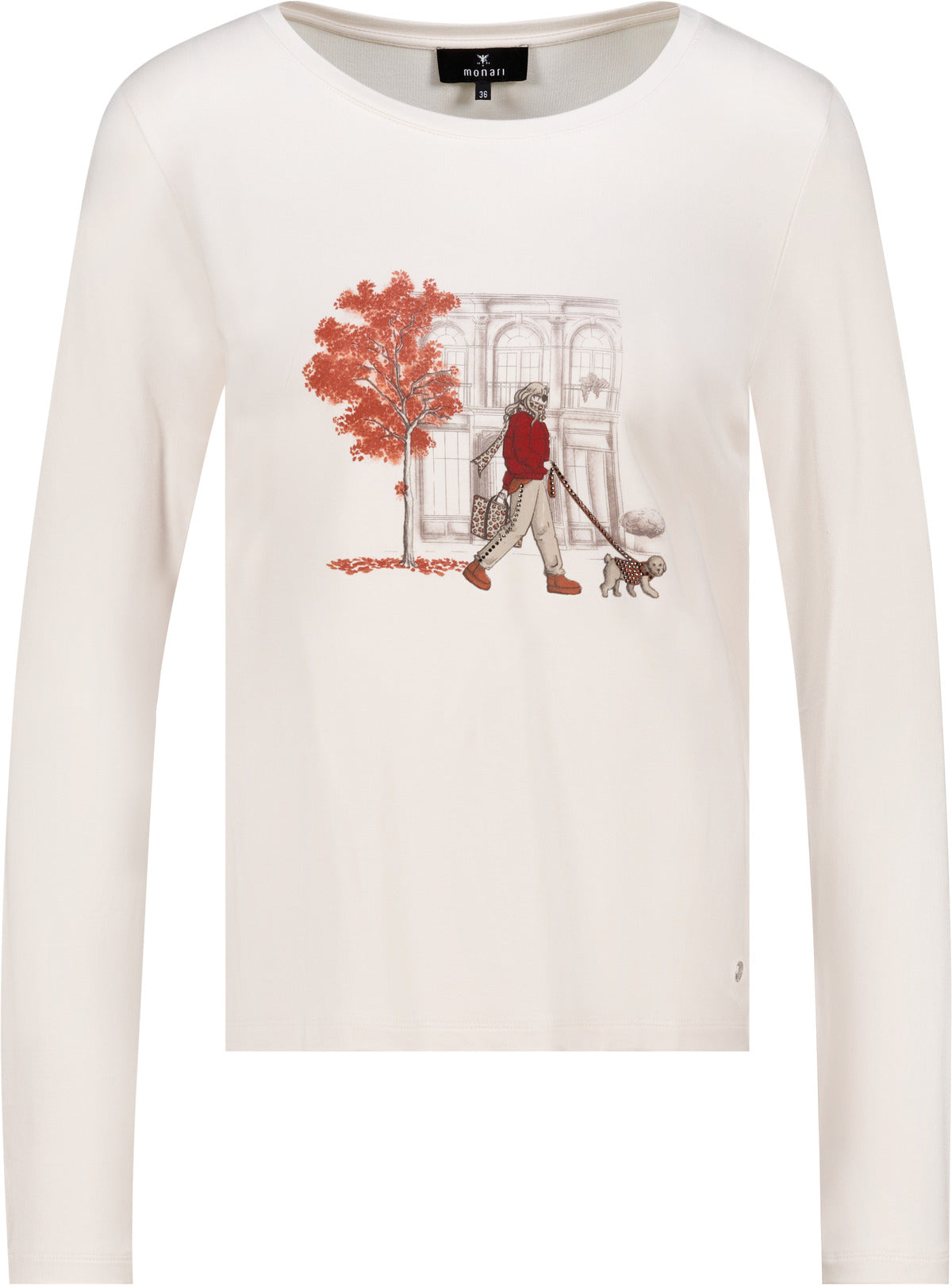 Monari Langarmshirts  beige