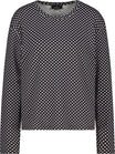 Monari Langarmshirts  schwarz