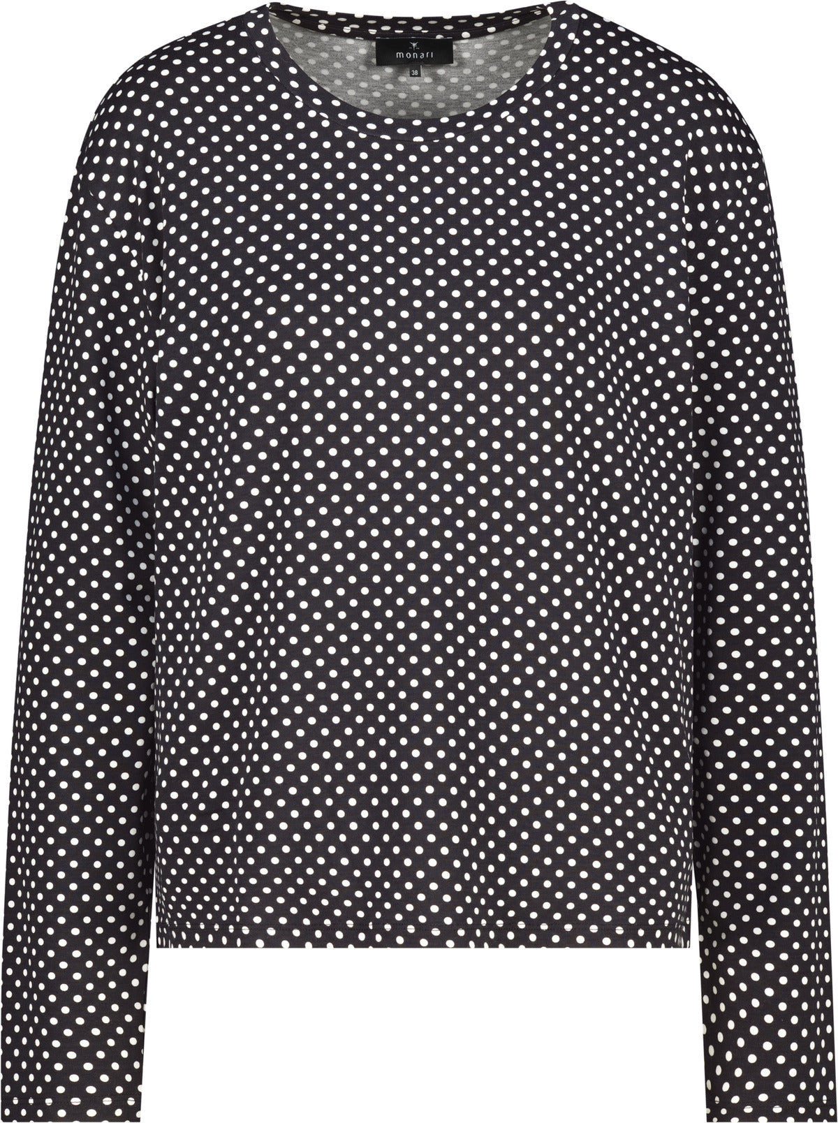 Monari Langarmshirts  schwarz