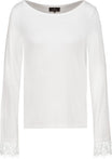 Monari Langarmshirts  weiß