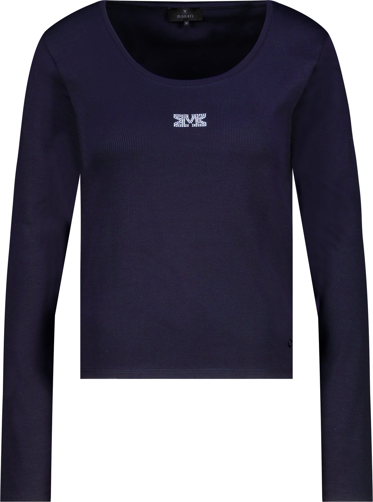 Monari Langarmshirts  dunkelblau