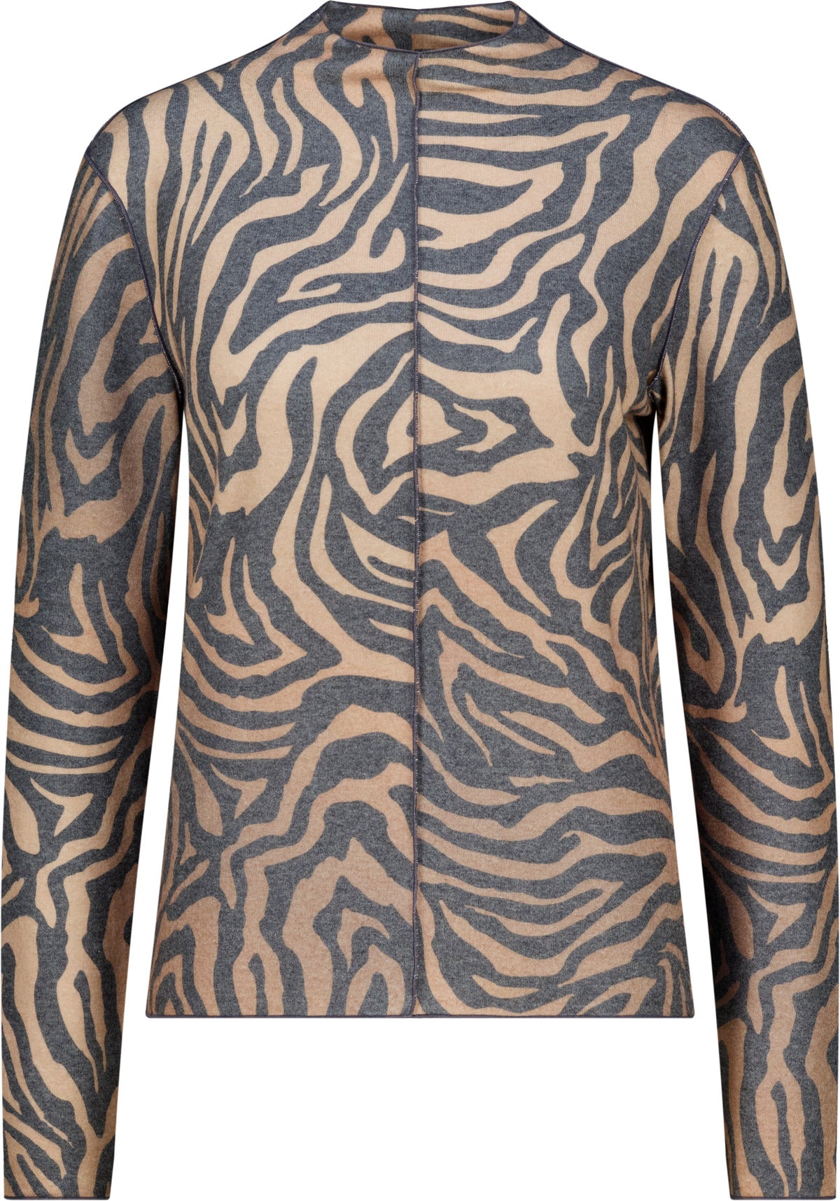 Monari Langarmshirts  braun