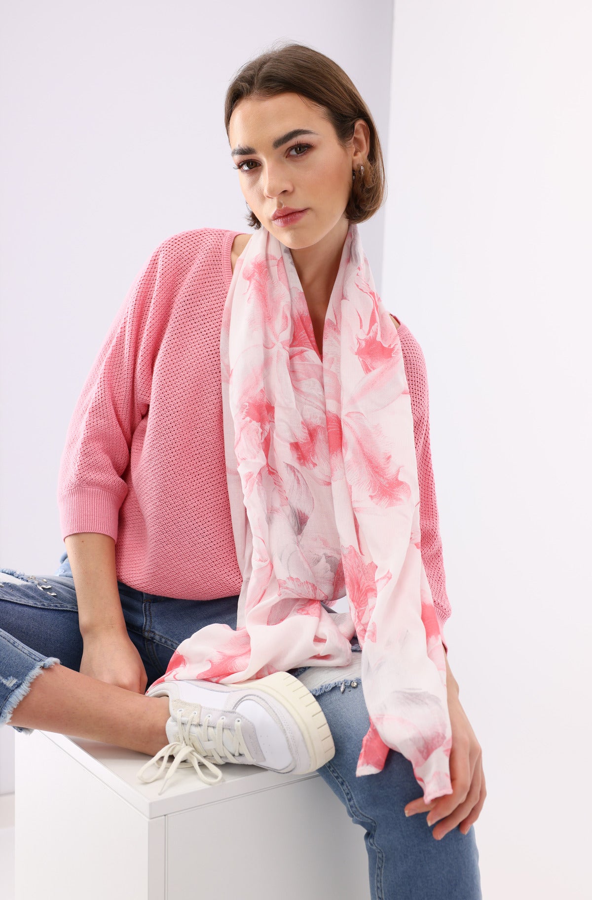 Monari Schals  rosa