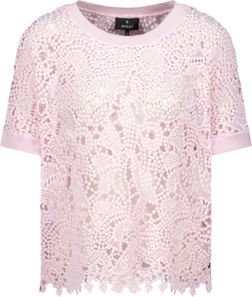 Monari Pullover mit Spitzenmuster