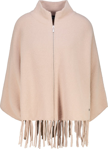 Monari Strickcape mit Fransen