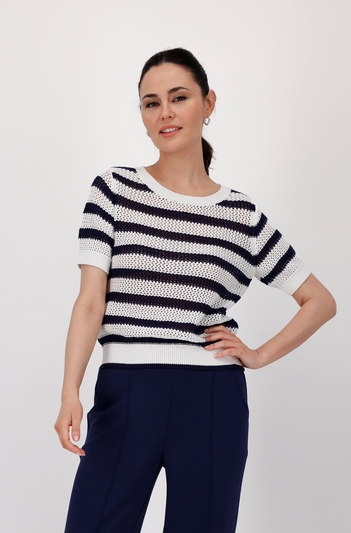 Monari Pullover  blau