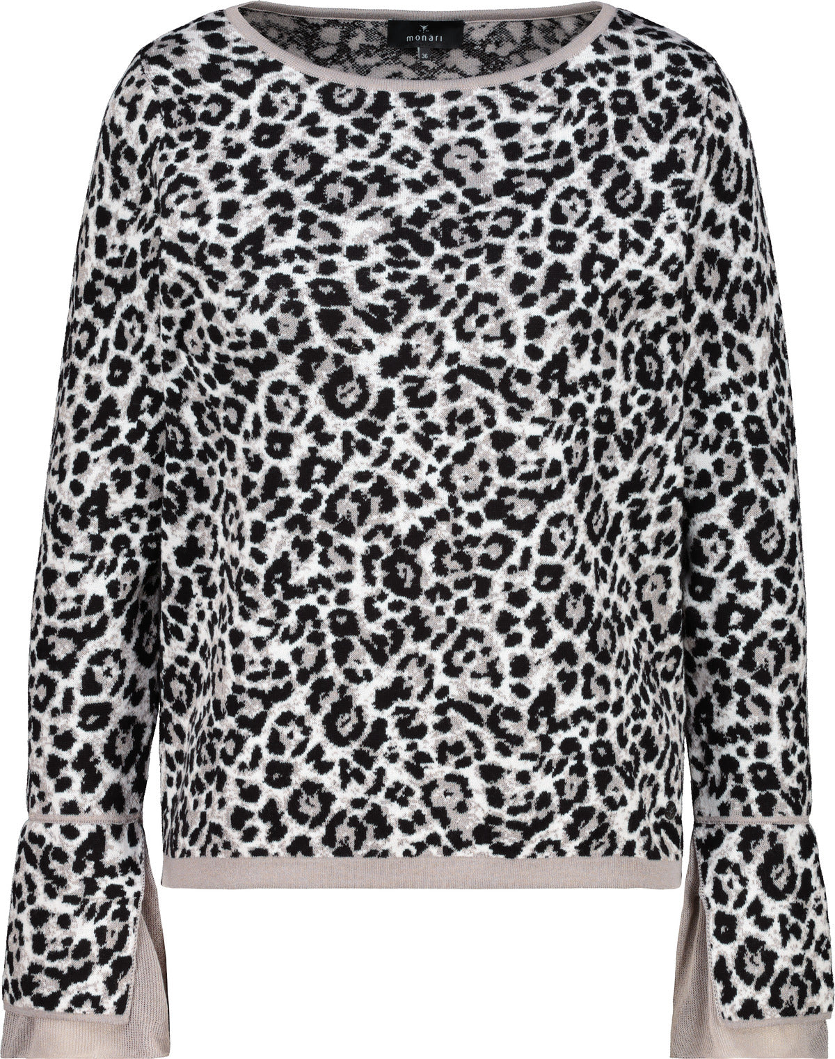 Monari Pullover  dunkelgrau