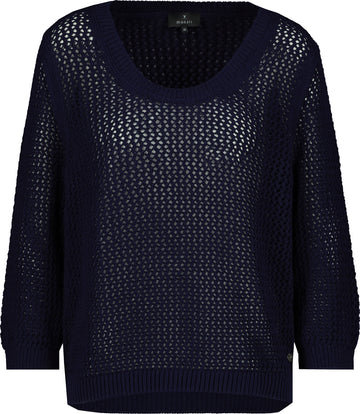 Pullover mit Lochmuster