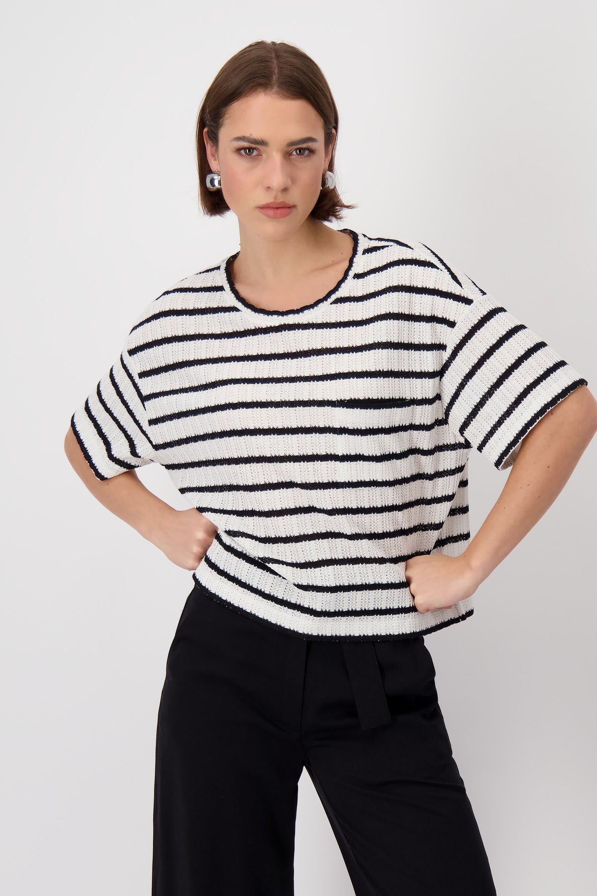 Monari T-Shirts  schwarz