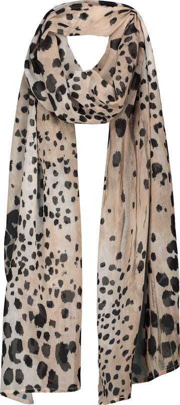 Schal mit Leoprint