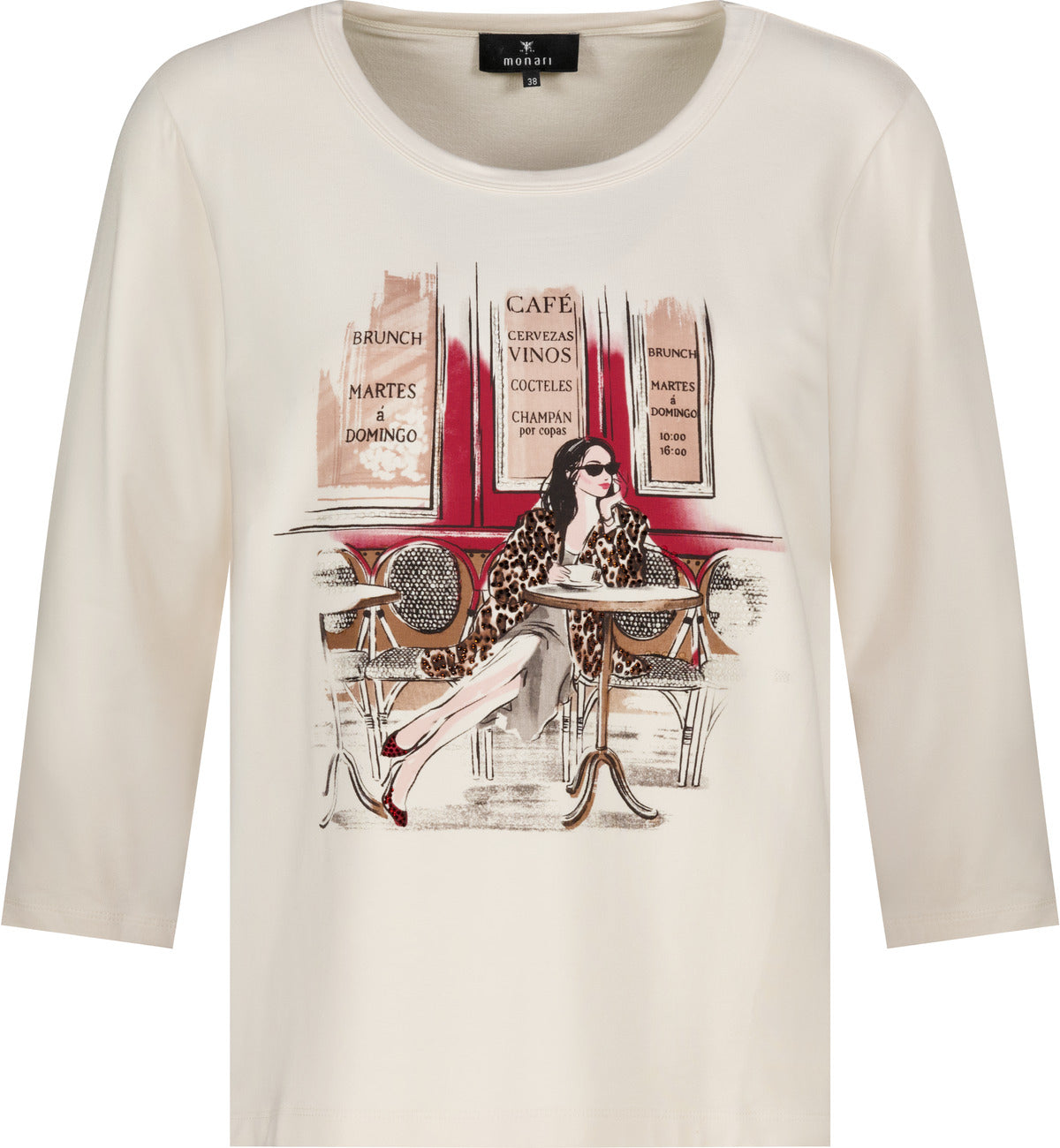 Monari 3/4-Shirts  weiß