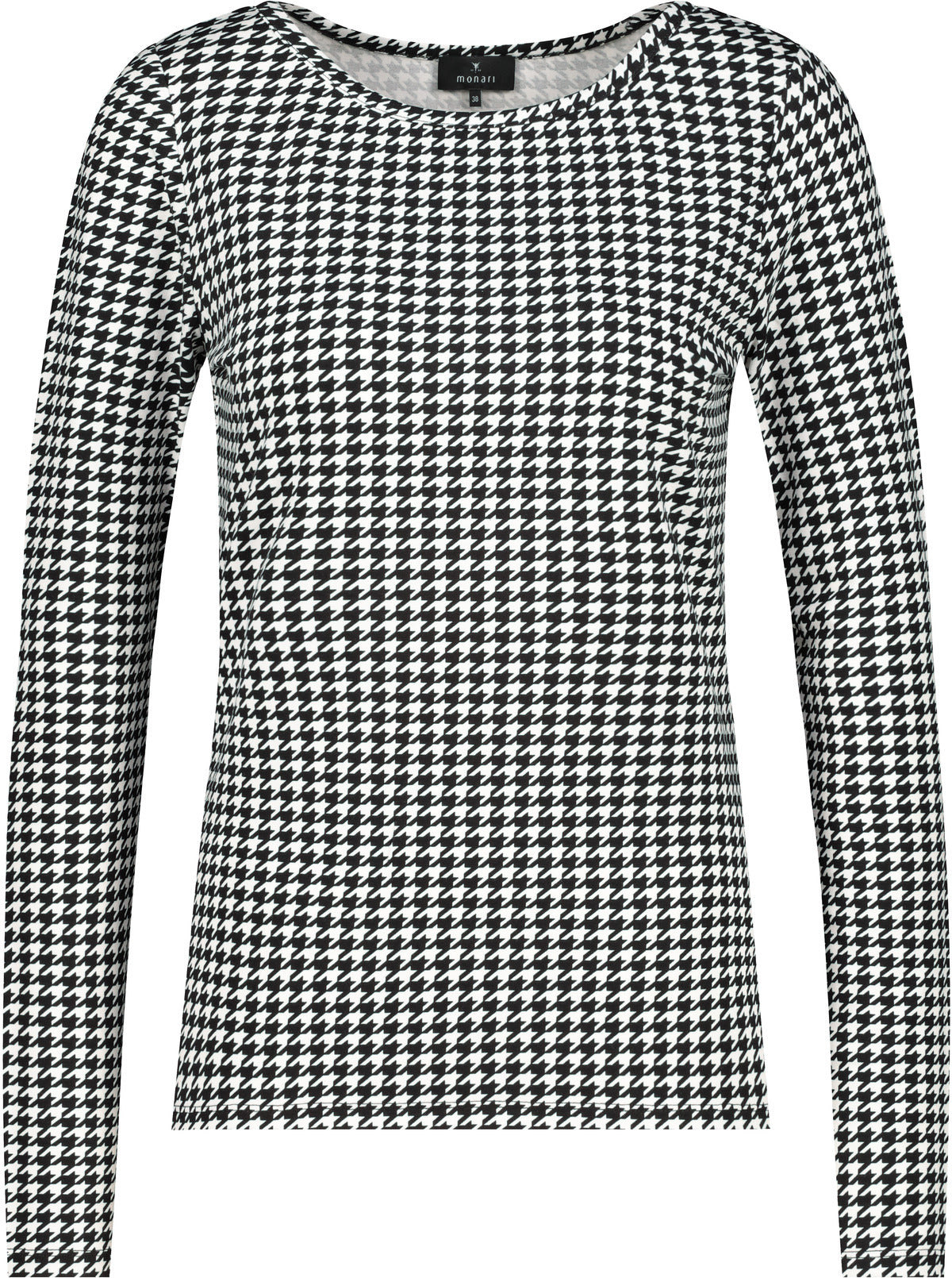 Monari Langarmshirts  schwarz