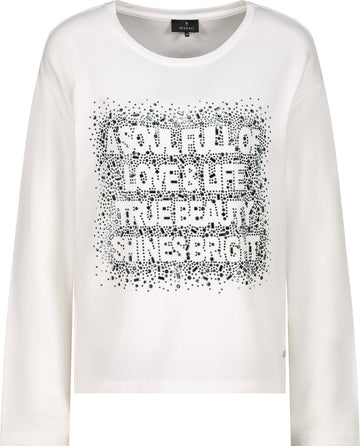 Shirt mit Schmuckschrift