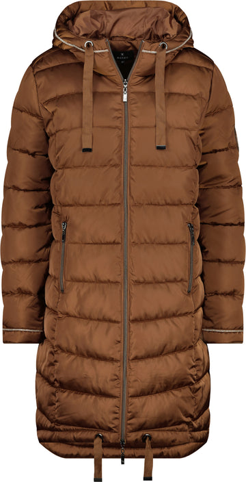 Steppmantel mit Kapuze