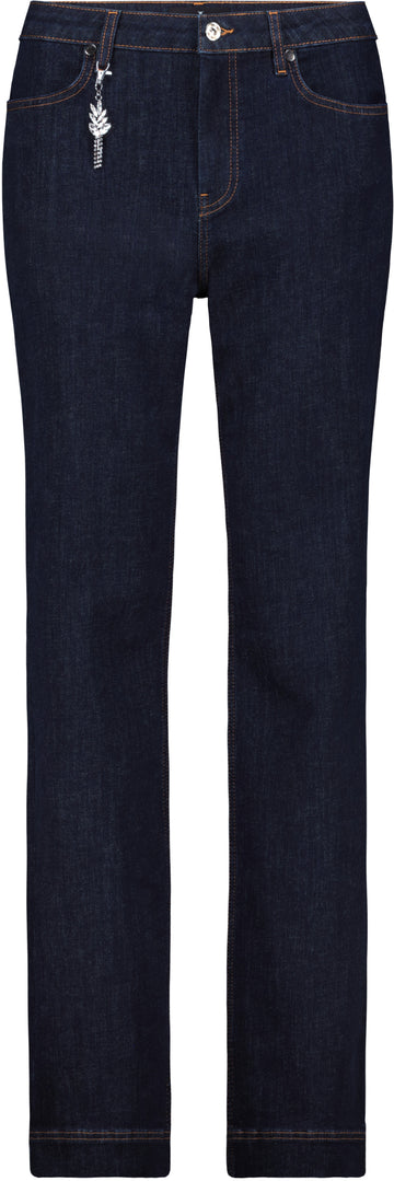 Straight-Leg-Jeans mit Anhänger