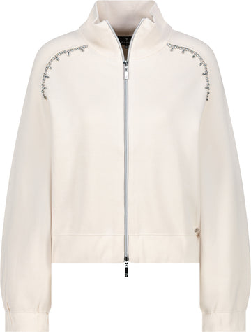 Strickjacke mit Schmuck