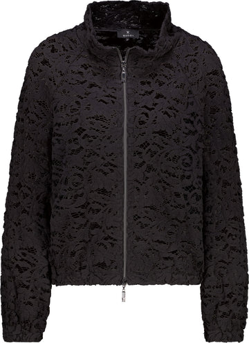 Strickjacke mit Spitze