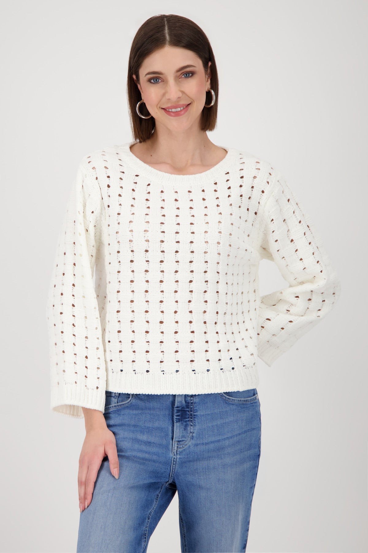Monari Pullover  weiß