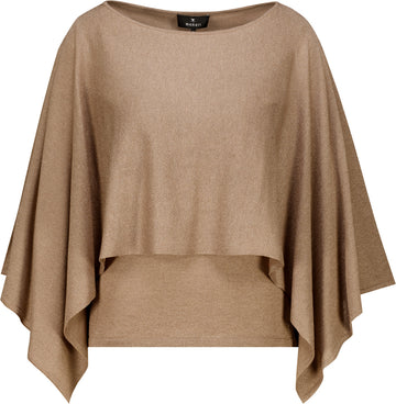 Strickpullover im Cape-Design