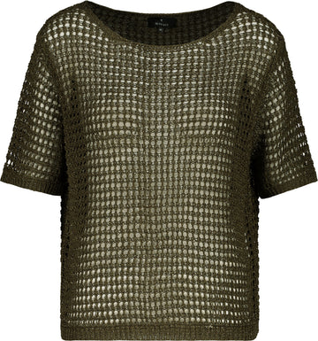 Strickpullover mir Ajour-Struktur