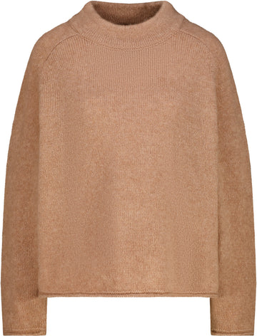 Strickpullover mit Rollsaum