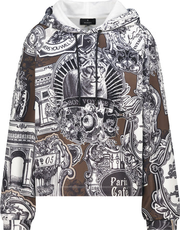 Sweatshirt mit Emblem-Muster