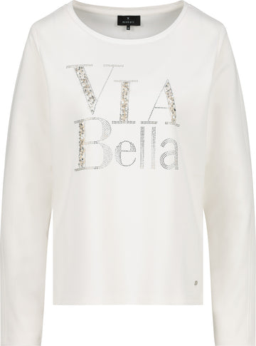 Sweatshirt mit Schmuckschrift