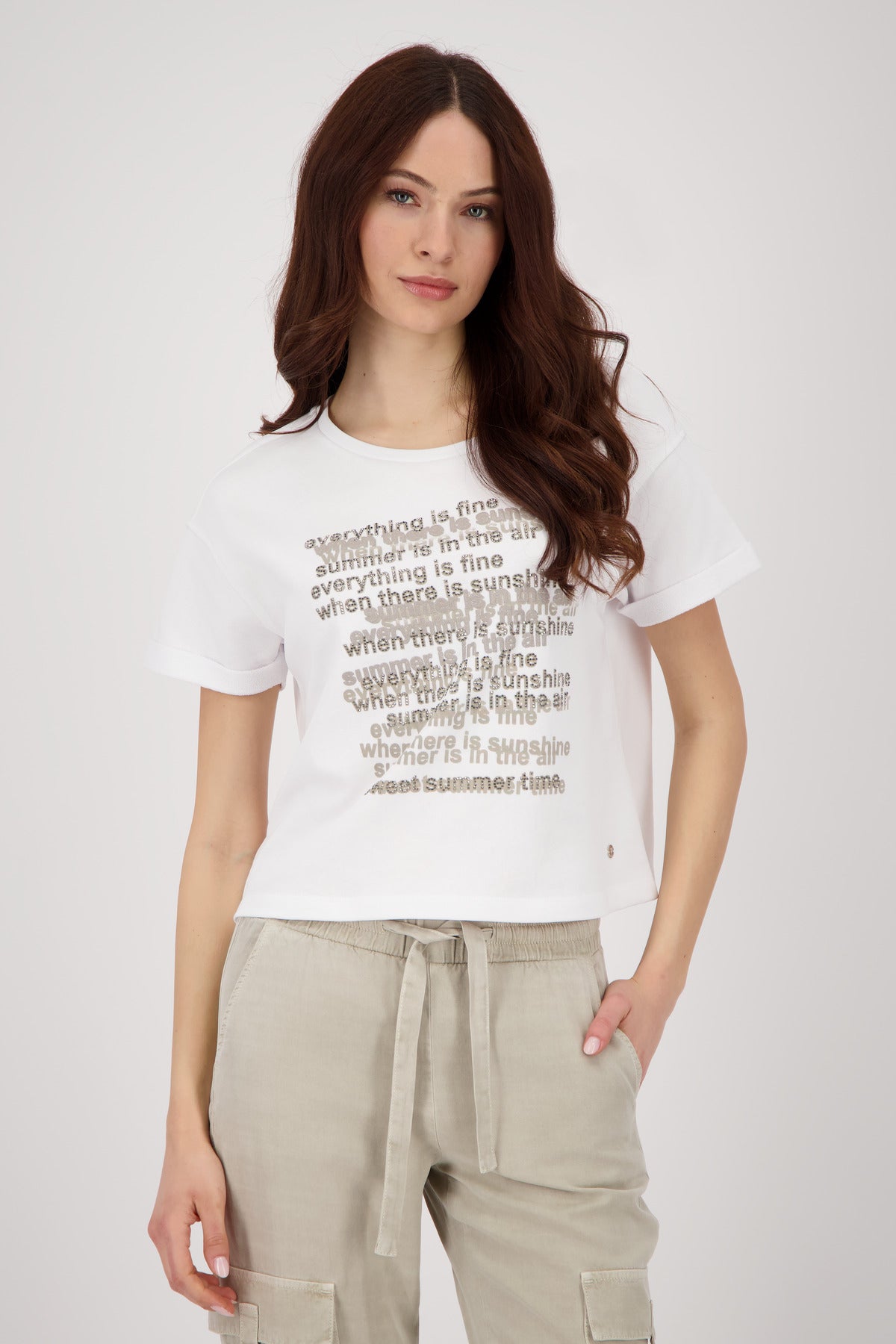 Monari T-Shirts  weiß