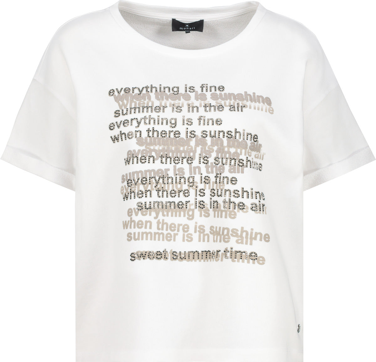 Monari T-Shirts  weiß