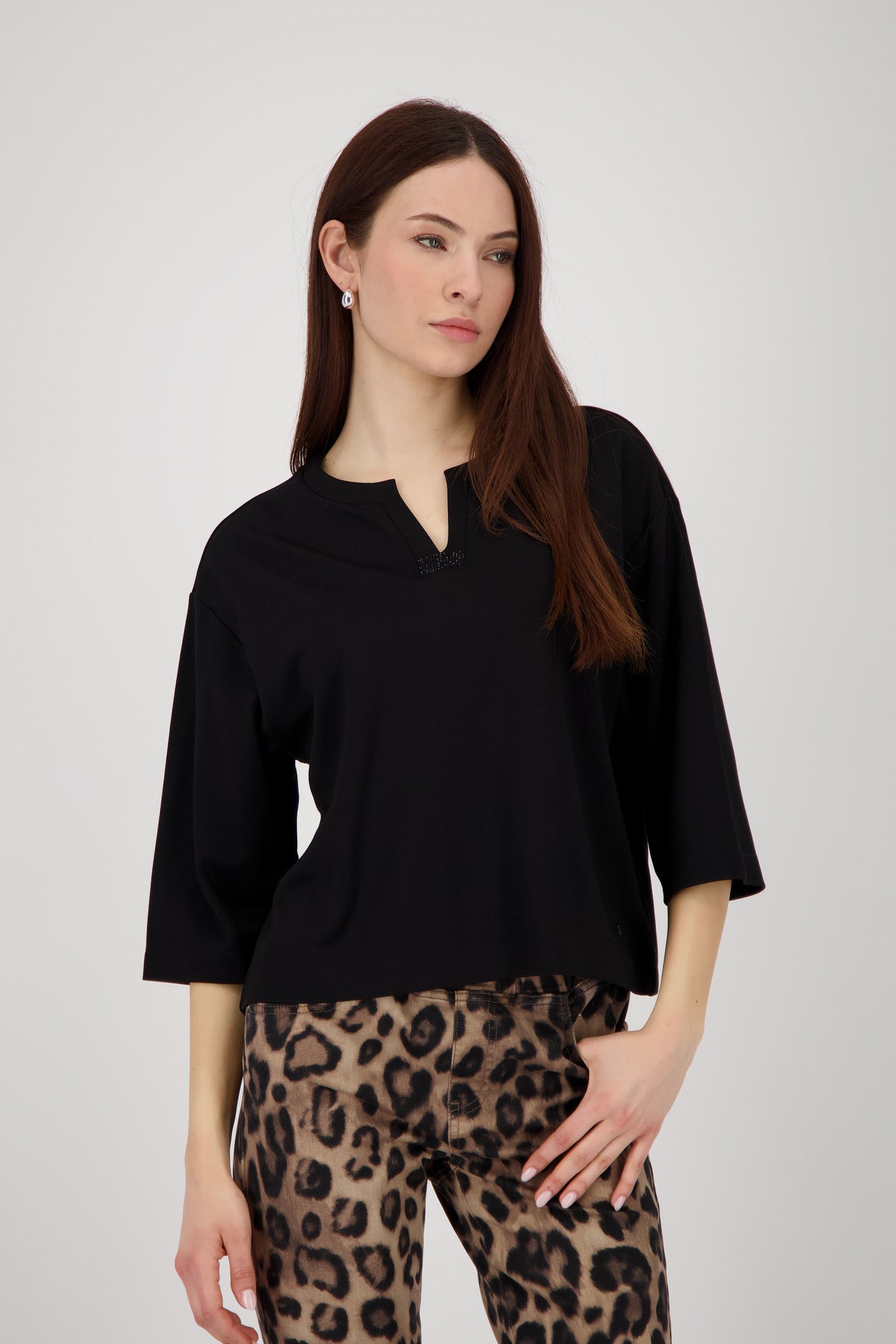 Monari T-Shirts  schwarz