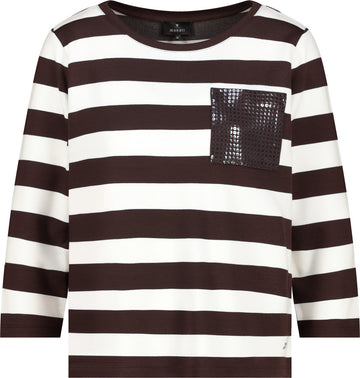 Sweatshirt mit Streifen