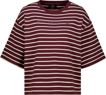 Sweatshirt mit Streifen und Schriftzug