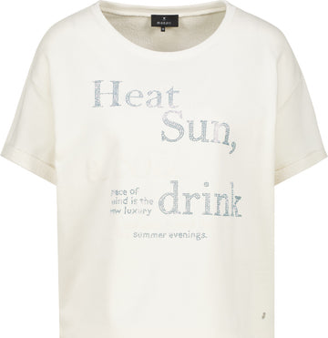 Sweatshirt mit toniger Schrift