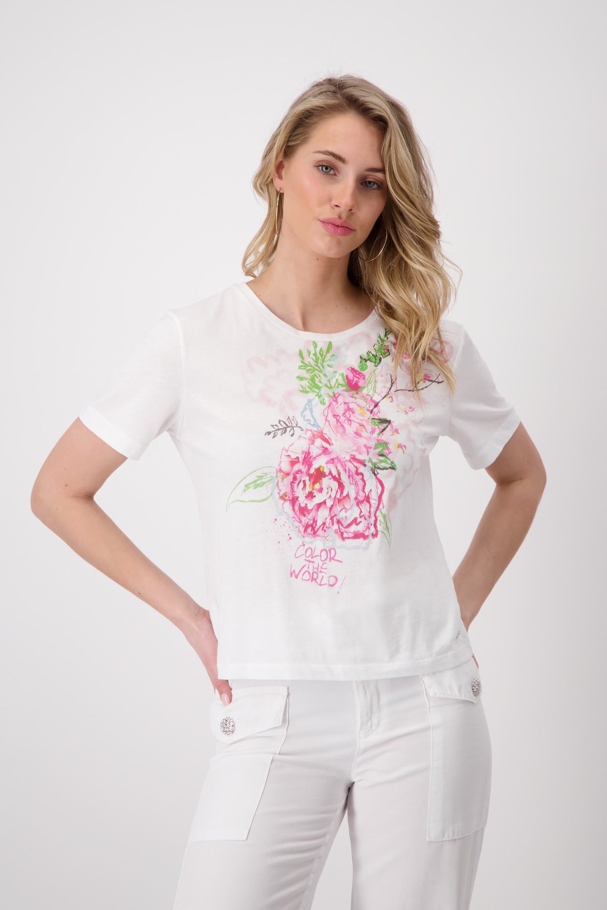 Monari T-Shirts  weiß