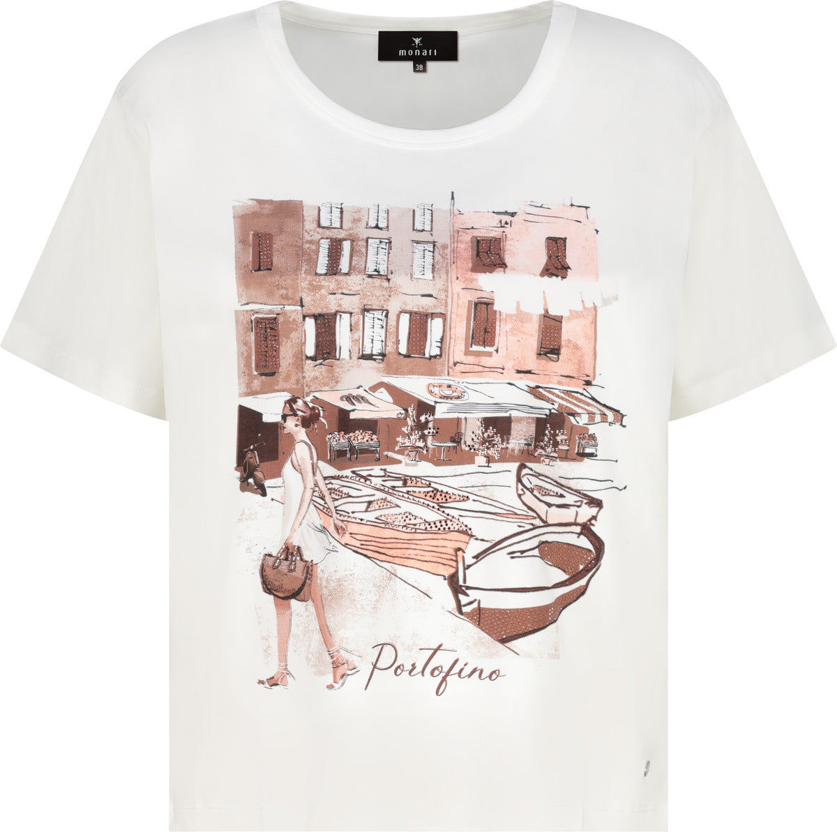 Monari T-Shirts  weiß