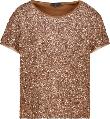 T-Shirt mit Pailletten