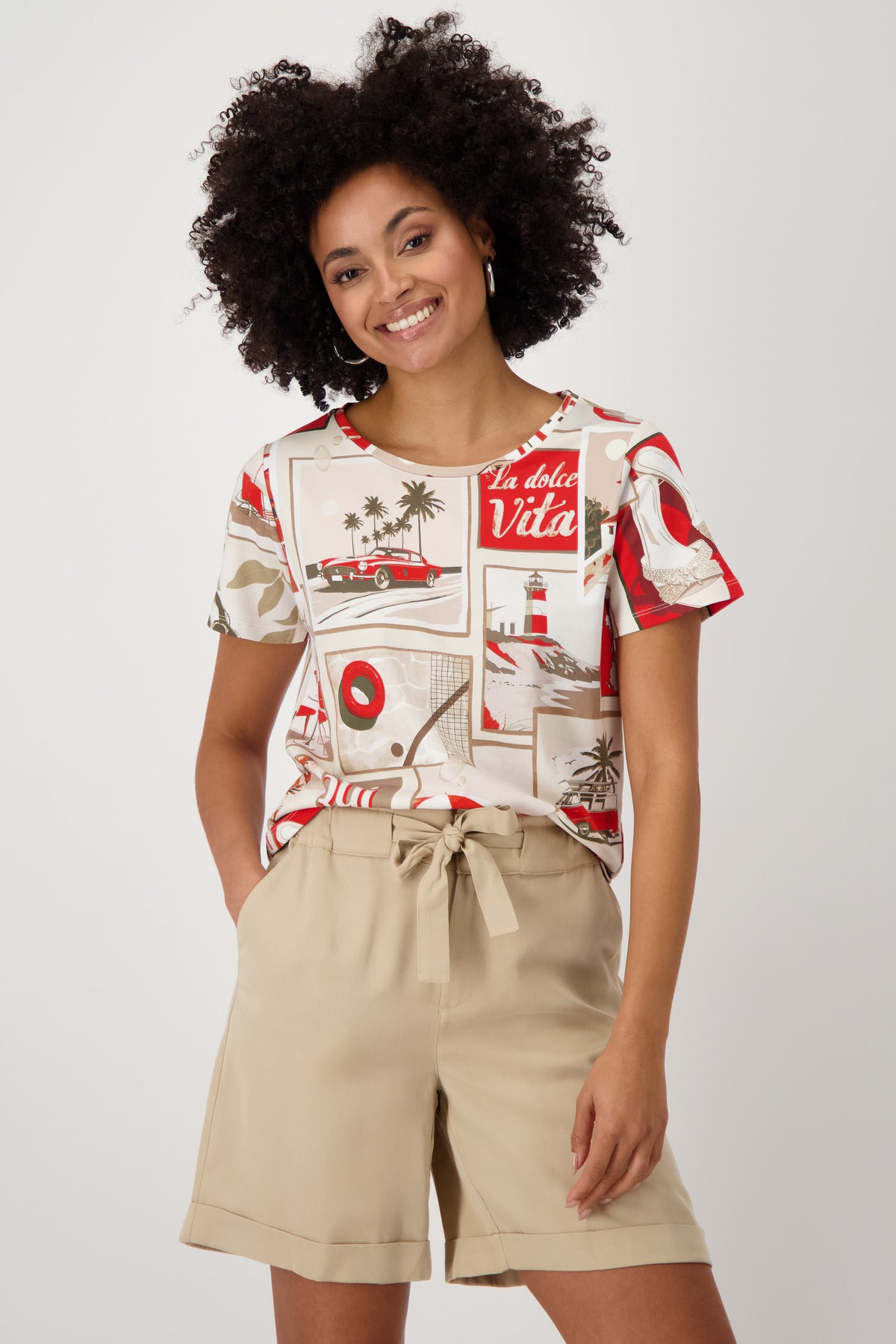 Monari T-Shirts  rot