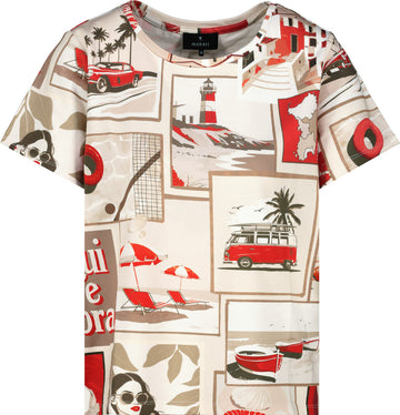 T-Shirt mit Polaroid-Print