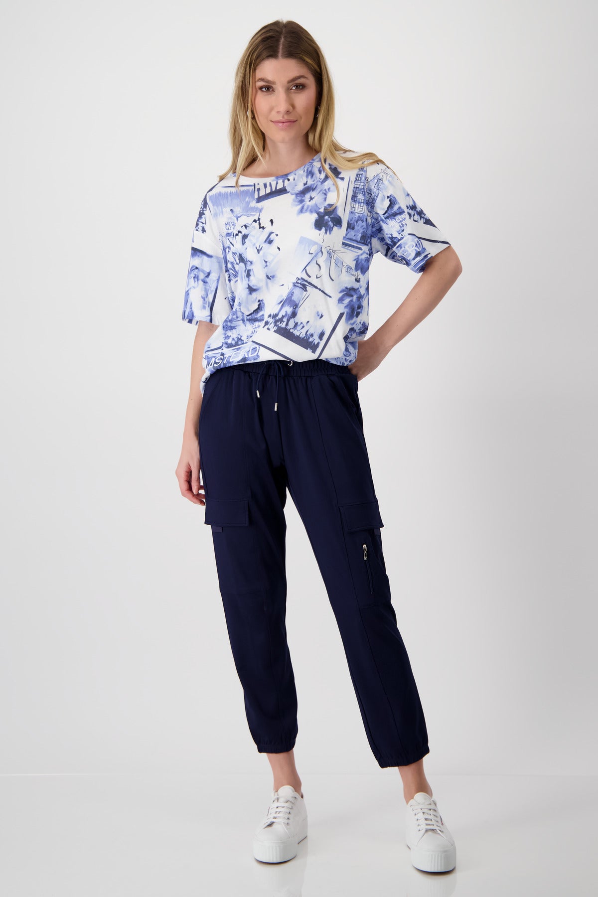 Monari T-Shirts  blau