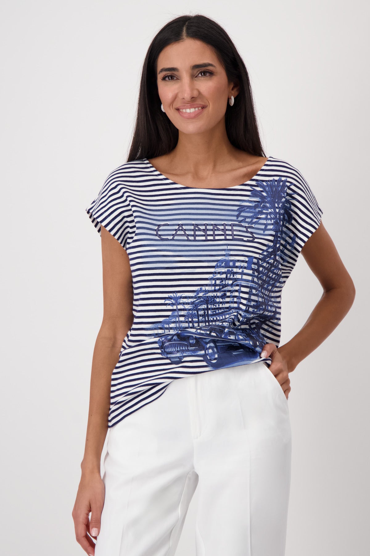 Monari T-Shirts  blau