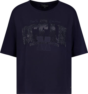 T-Shirt mit Schmuckdetails