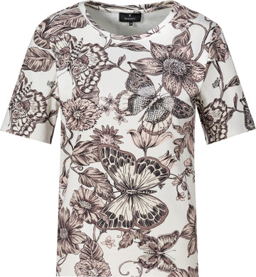 T-Shirt mit Strassdetails
