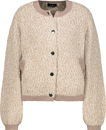 Tweed-Jacke mit Lurex