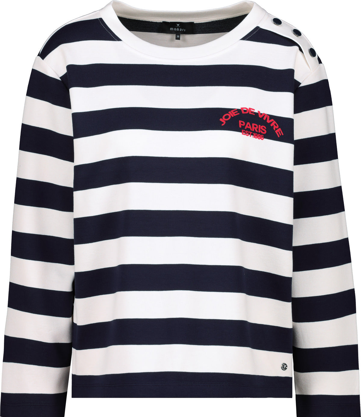 Monari Langarmshirts  dunkelblau