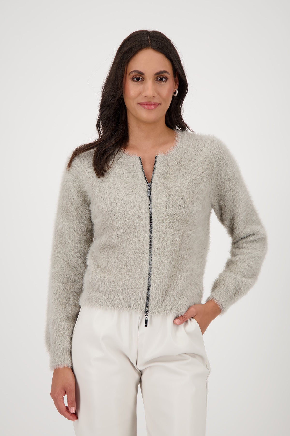 Monari Strickjacken  beige