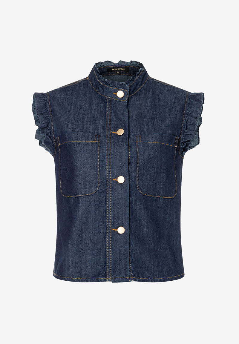 More&More Blusen  dunkelblau